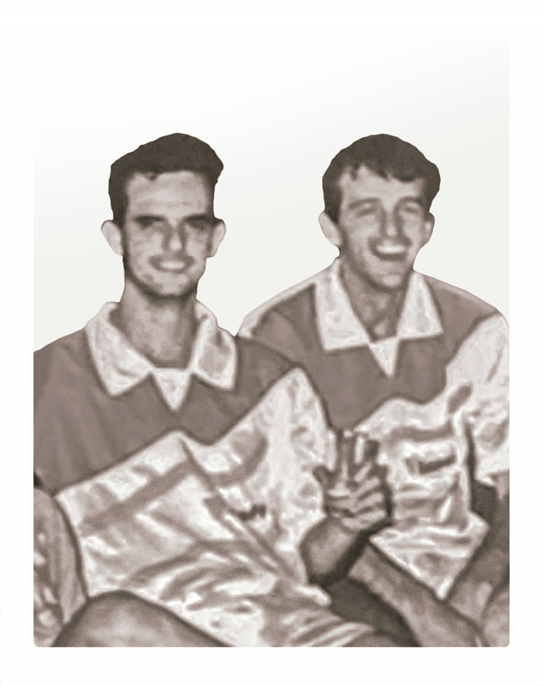 Itamir Viola e Roberto Elias, anos 90 · arquivo